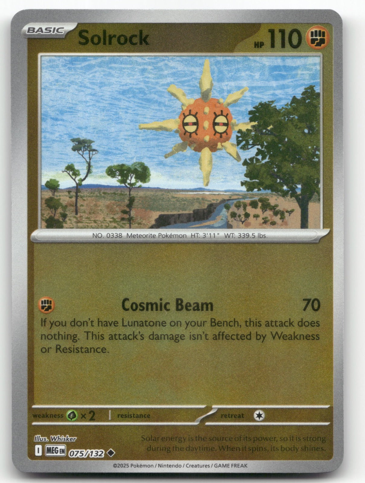 Solrock Uncommon ME01: Mega Evolution 075/132 NM