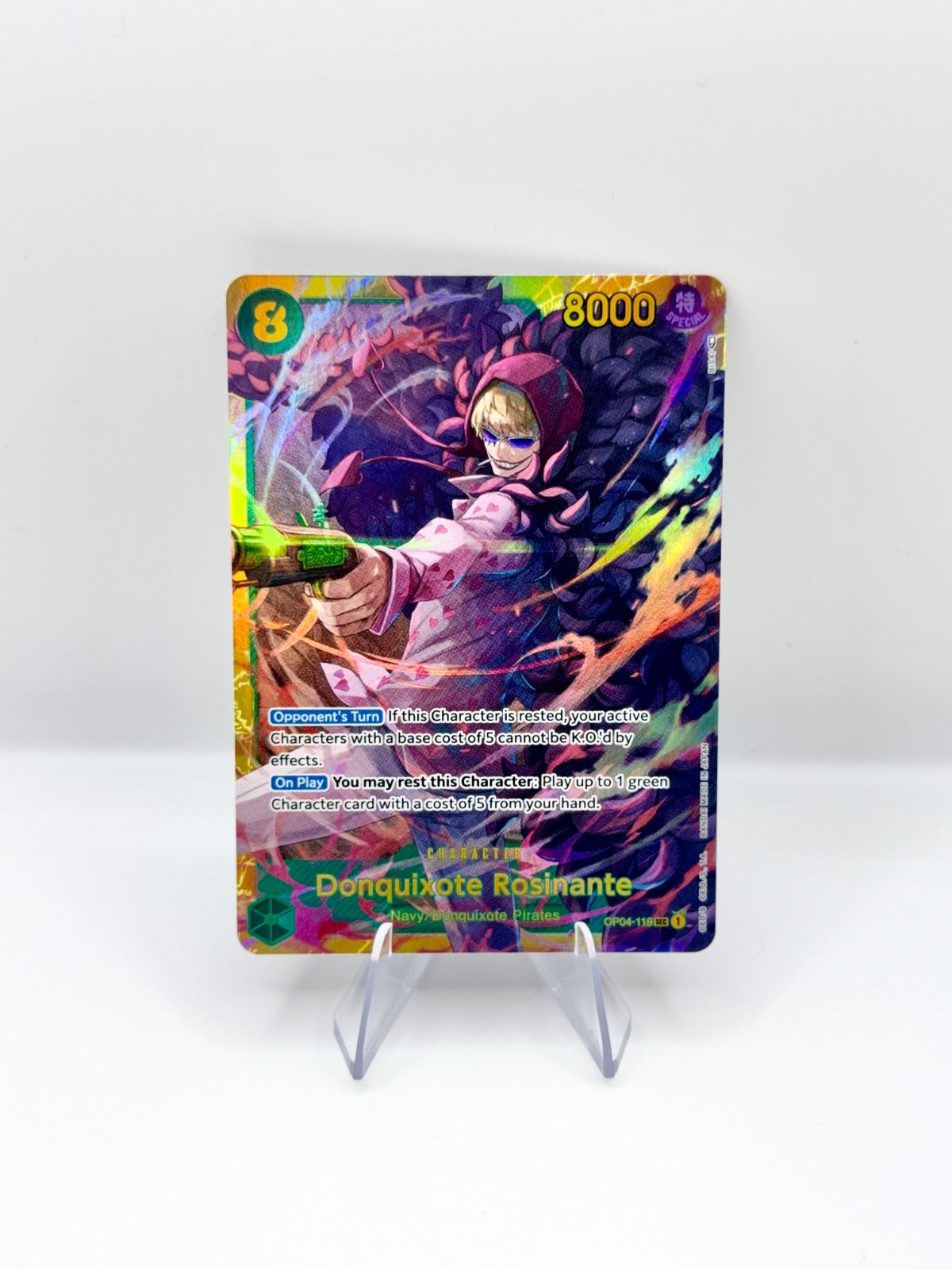 Donquixote Rosinante SEC Kingdoms of Intrigue OP04-119 NM