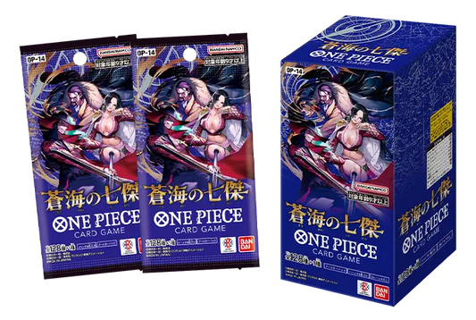 One Piece Card Game – OP14 “The Azure Sea’s Seven” Booster Box (Japanese) – Factory Sealed