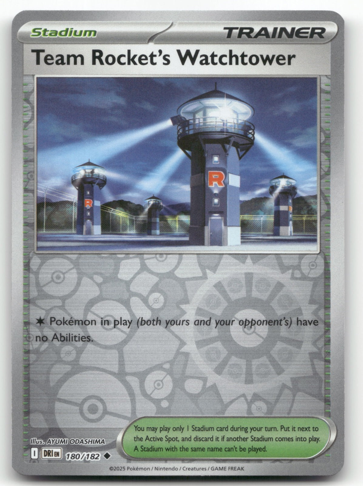 Team Rocket's Watchtower Uncommon SV10: Destined Rivals 180/182 NM