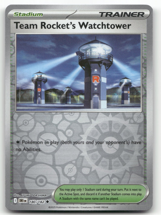 Team Rocket's Watchtower Uncommon SV10: Destined Rivals 180/182 NM