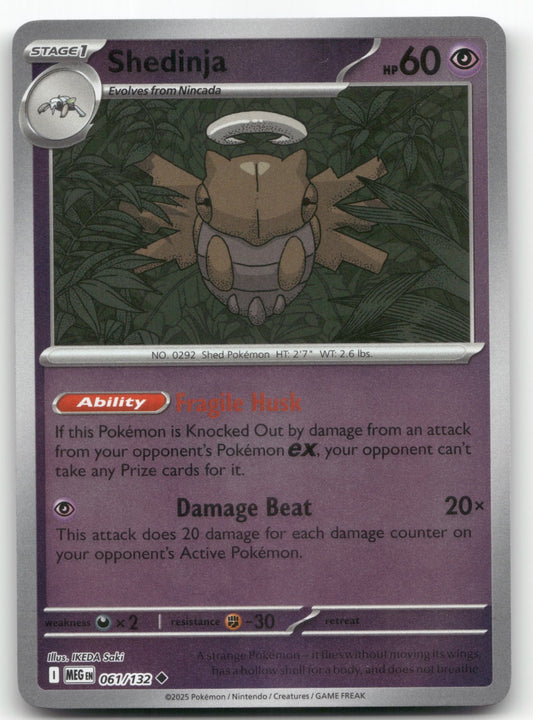 Shedinja - Uncommon ME01: Mega Evolution 061/132 NM