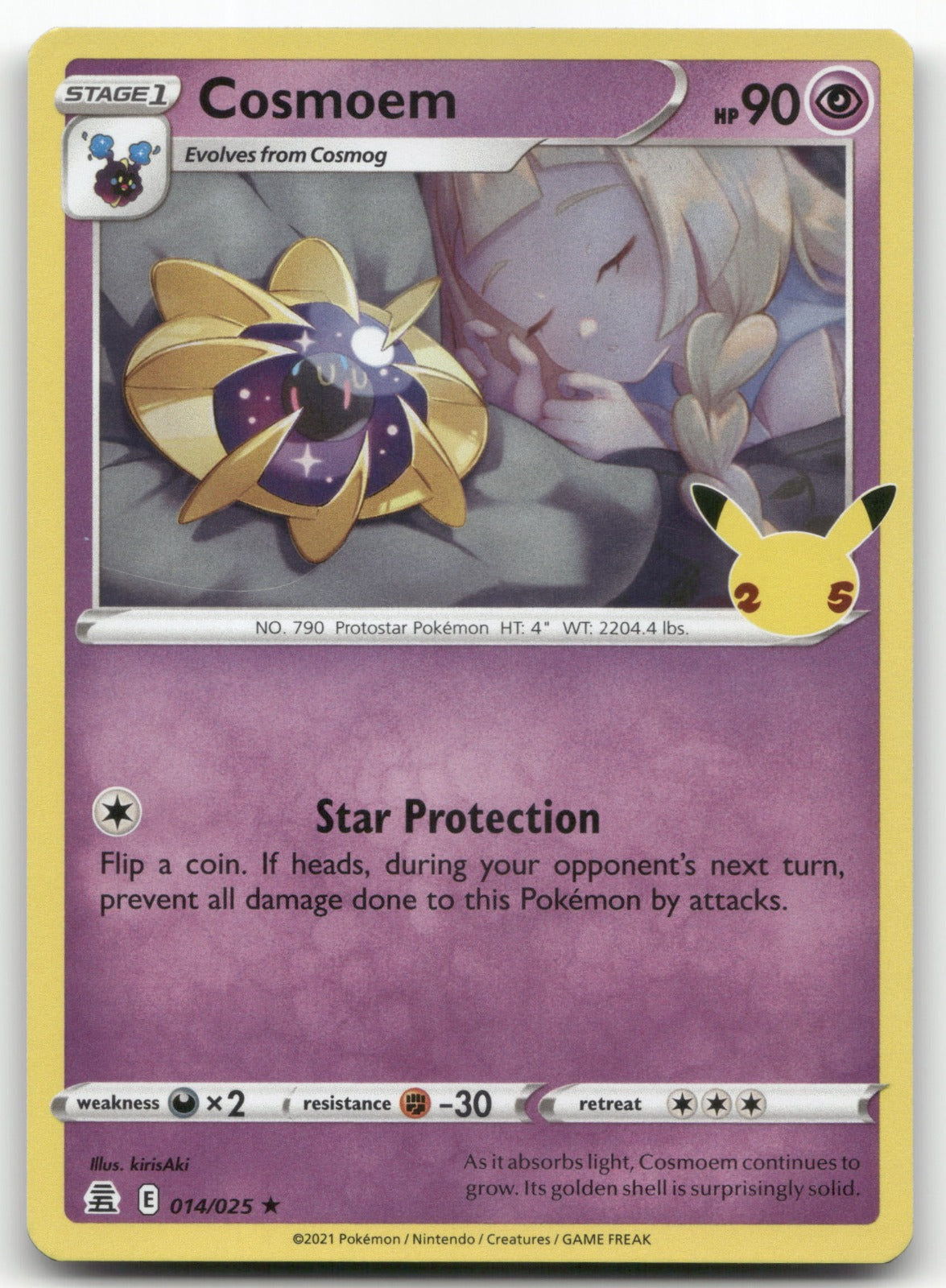 Cosmoem Holo Rare Celebrations 014/025 NM