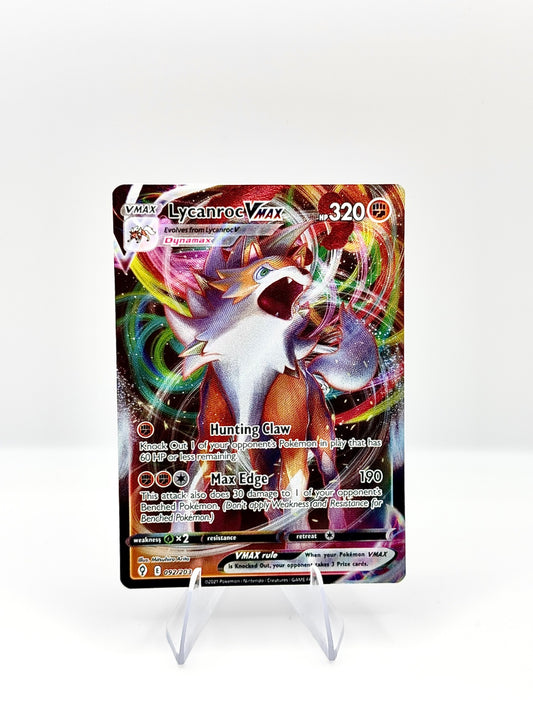 Lycanroc VMAX Ultra Rare SWSH07: Evolving Skies 092/203 NM