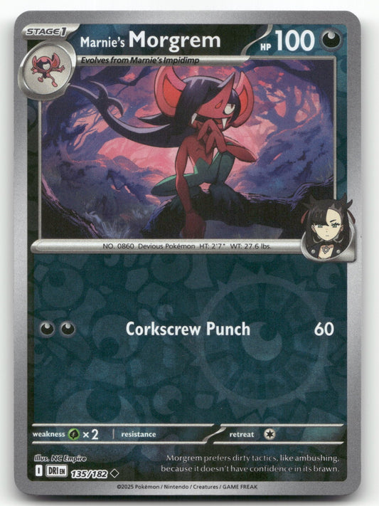 Marnie's Morgrem Uncommon SV10: Destined Rivals 135/182 NM