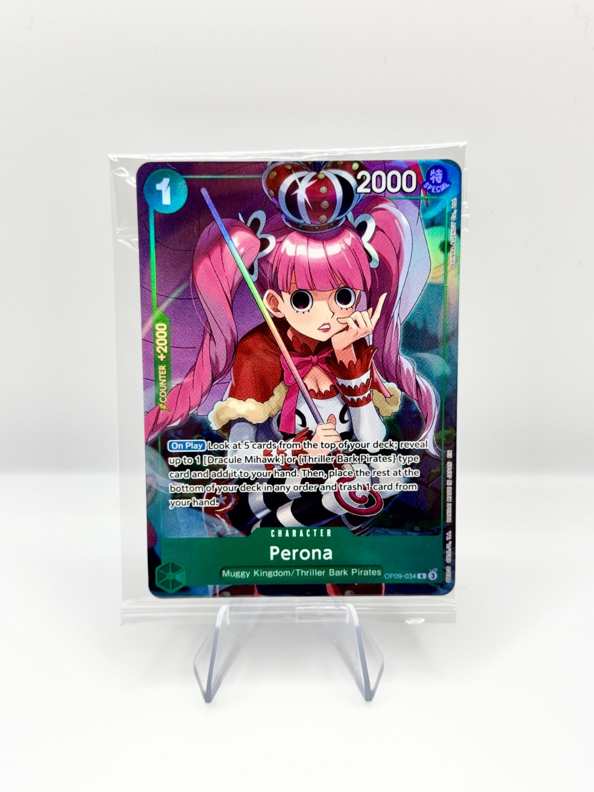 Perona (Illustration Box Vol.4) R One Piece Promotion Cards OP09-034 NM
