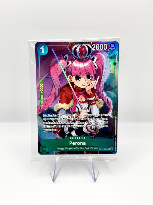 Perona (Illustration Box Vol.4) R One Piece Promotion Cards OP09-034 NM