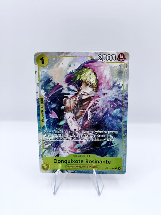 Donquixote Rosinante (108) (Alternate Art) R Legacy of the Master OP12-108 NM