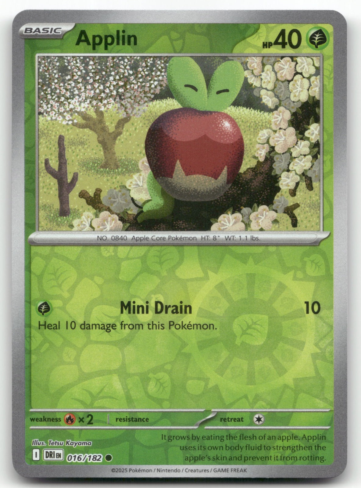 Applin Common SV10: Destined Rivals 016/182 NM