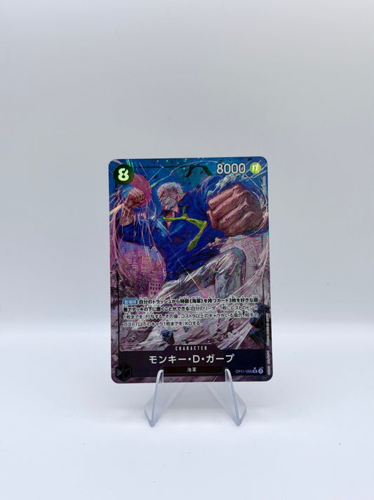 Monkey.D.Garp Alternate Art A Fist of Divine Speed OP11-095 NM