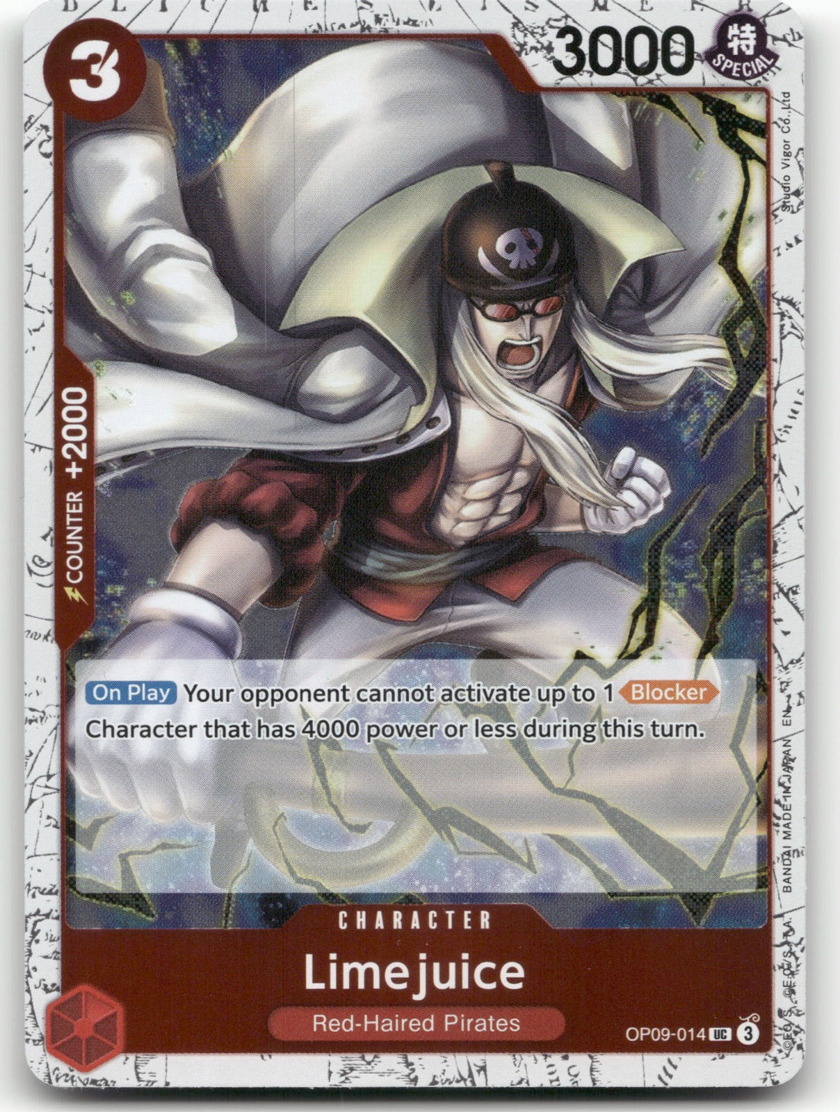 Limejuice (Pirate Foil) UC Premium Booster -The Best- Vol. 2 OP09-014 NM