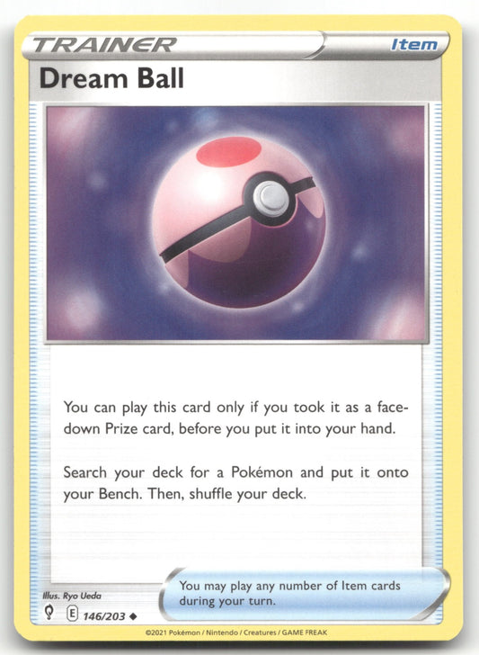 Dream Ball Uncommon SWSH07: Evolving Skies 146/203 NM