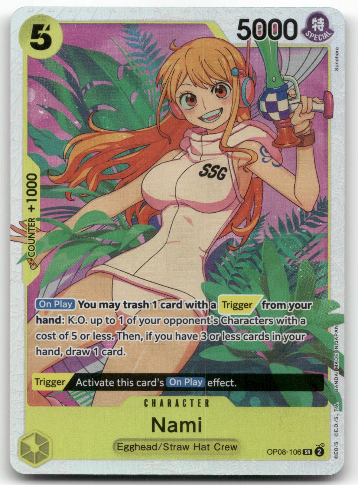 Nami SR Two Legends OP08-106 NM