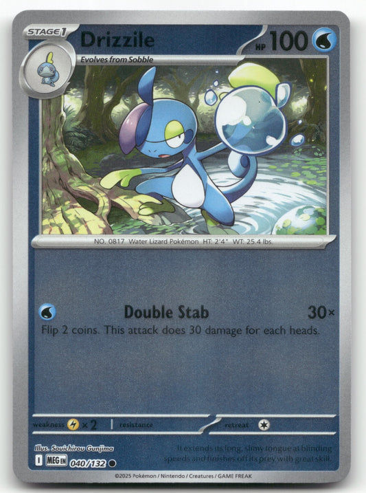 Drizzile Common ME01: Mega Evolution 040/132 NM