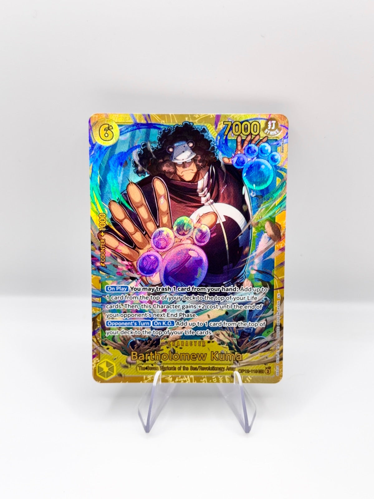 Bartholomew Kuma SEC Legacy of the Master OP12-119 NM