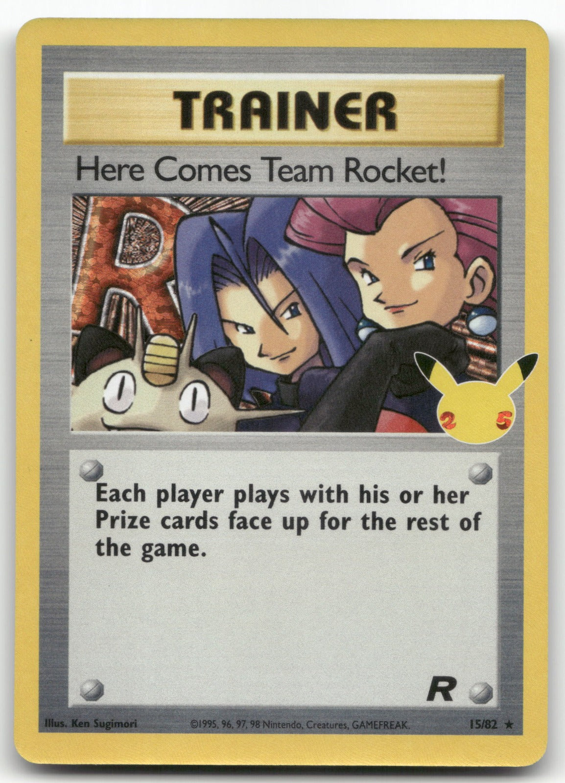 Here Comes Team Rocket! Classic Collection Celebrations: Classic Collection 15/82 NM