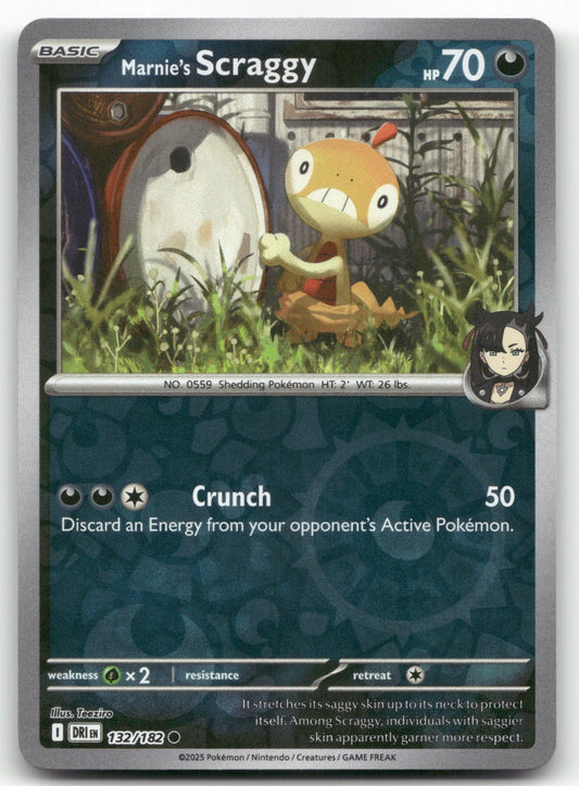 Marnie's Scraggy Common SV10: Destined Rivals 132/182 NM