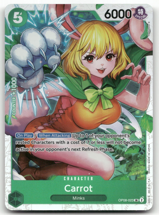 Carrot (023) SR Two Legends OP08-023 NM