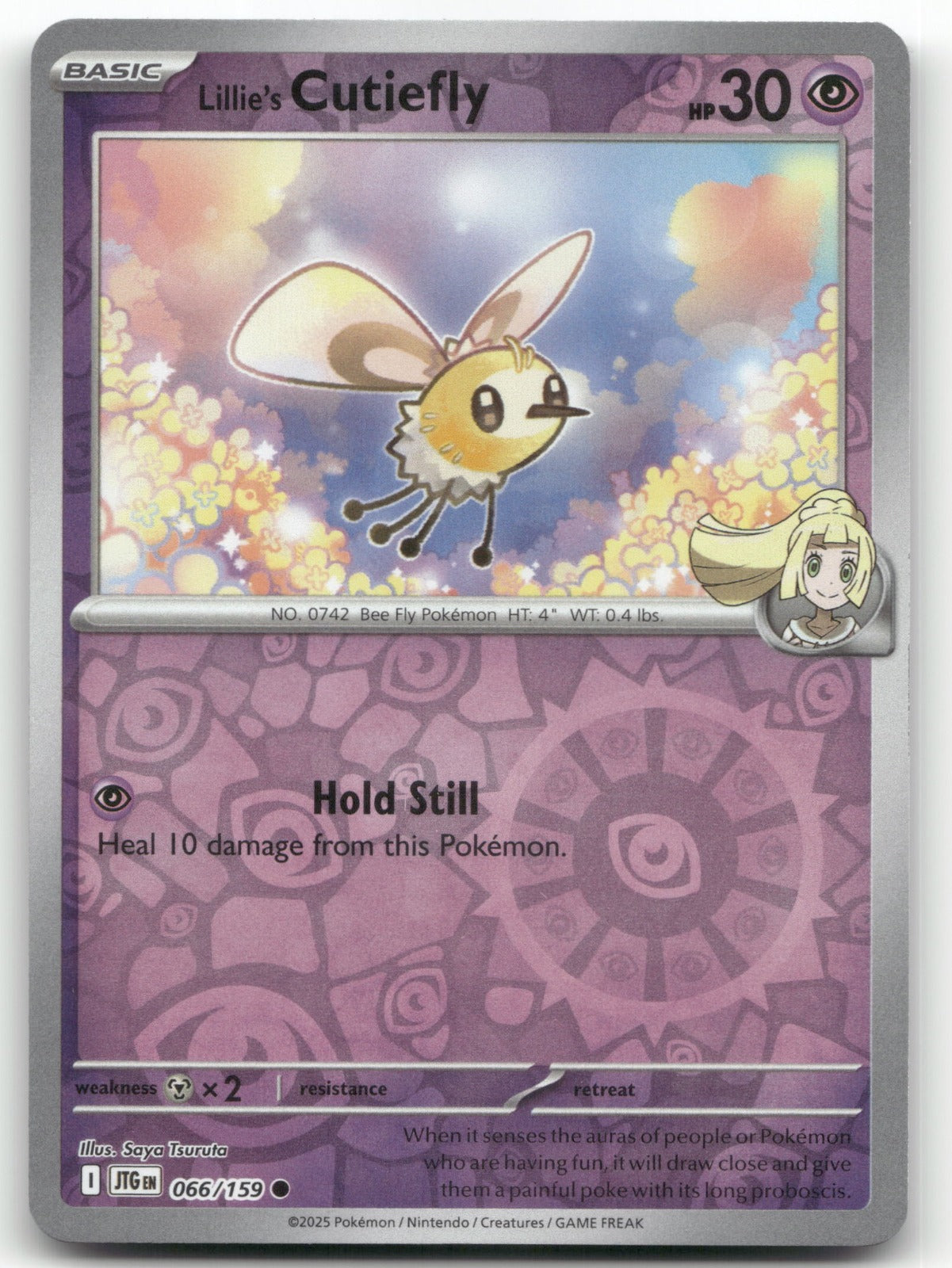 Lillie's Cutiefly Common SV09: Journey Together 066/159 NM
