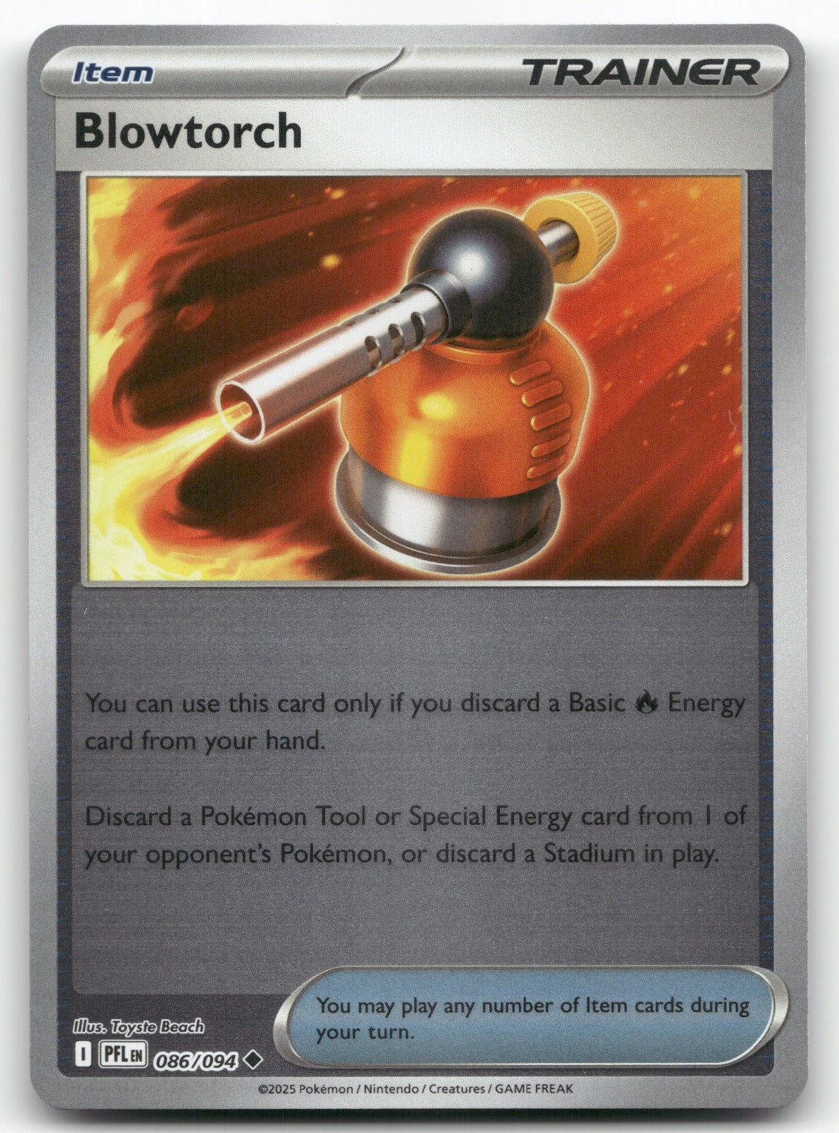 Blowtorch - Uncommon ME02: Phantasmal Flames 086/094 NM