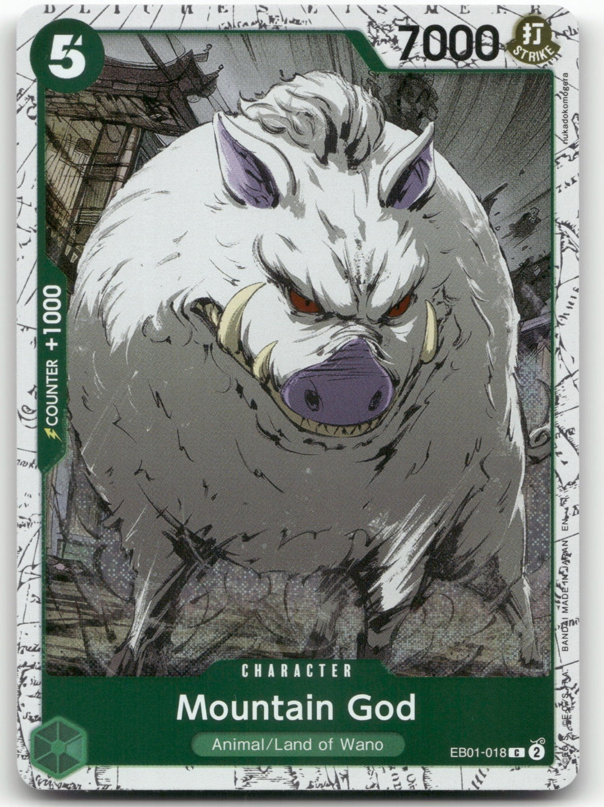 Mountain God (Pirate Foil) C Premium Booster -The Best- Vol. 2 EB01-018 NM