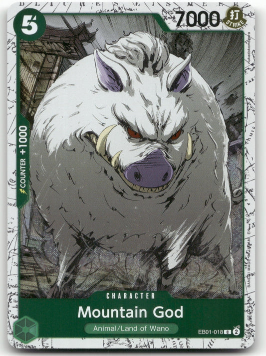 Mountain God (Pirate Foil) C Premium Booster -The Best- Vol. 2 EB01-018 NM